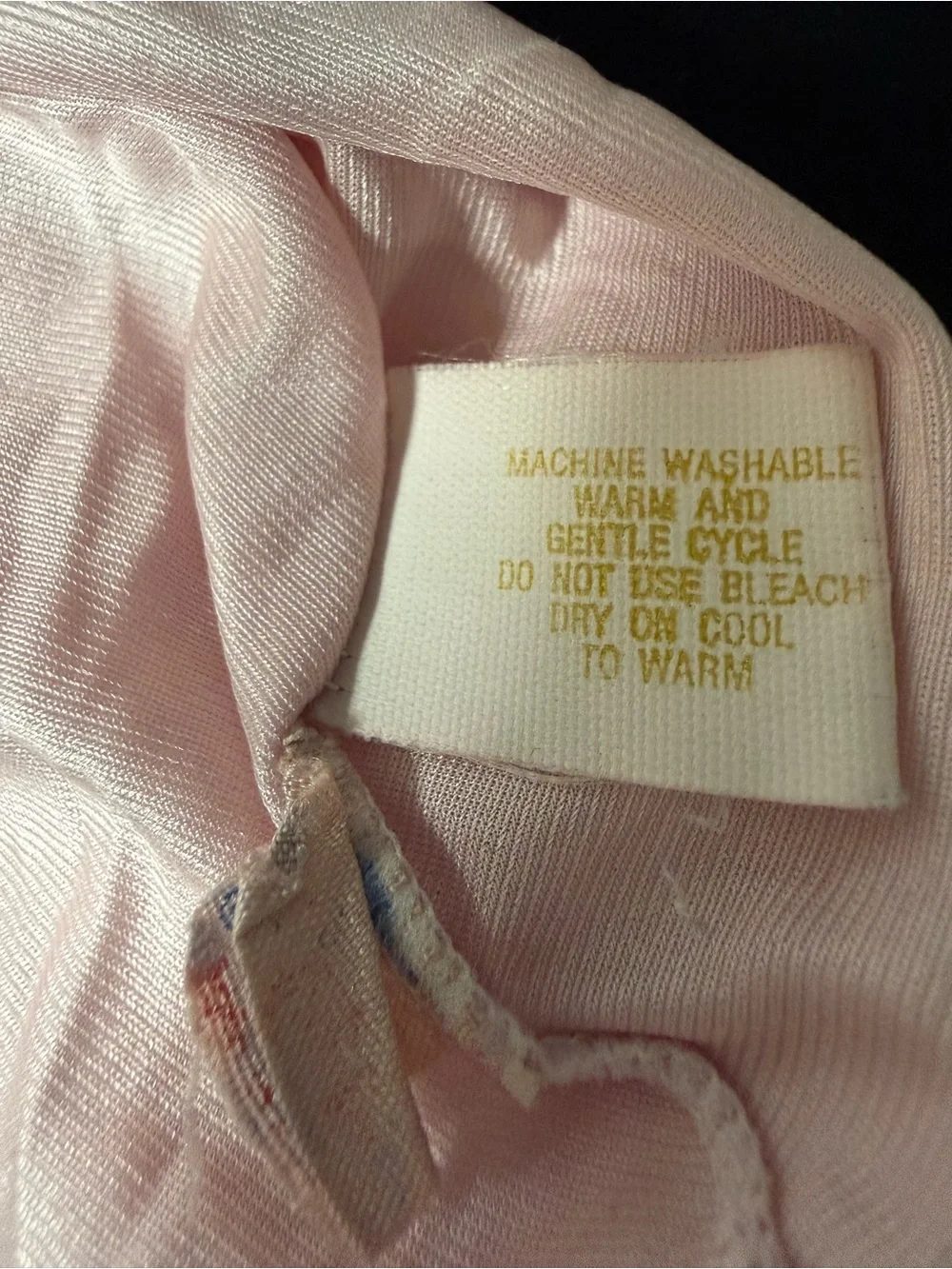 VTG Miss Elaine Lace Nightgown Maxi Dress Pink Empire Waist Coquette
